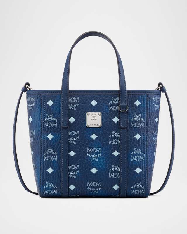 Toni Mini Visetos Shopper Top-Handle Bag